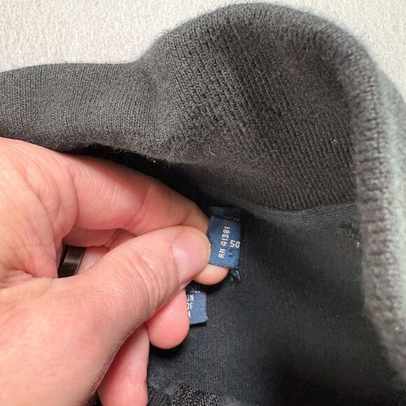 Polo Ralph Lauren Baseball Jacket Mens XL Black White Stripe Full Zip Casual - Picture 5 of 9